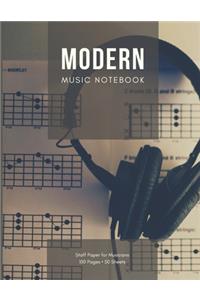 Modern Music Notebook