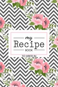 My Recipe Book To Write In