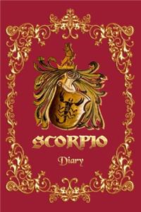 Scorpio Diary - A Diary For Scorpio Zodiac Sign - 6x9, 120 pages