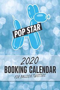2020 Booking Calendar for Balloon Twisters