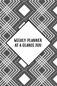 Weekly Planner At A Glance 2020