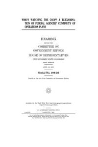 Who's watching the COOP?