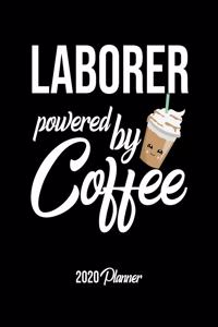 Laborer Powered By Coffee 2020 Planner