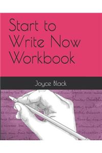 Start to Write Now