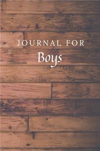 Journal For Boys