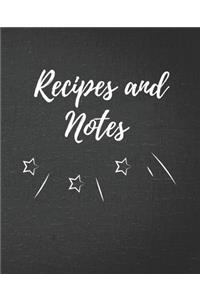 Recipes and Notes