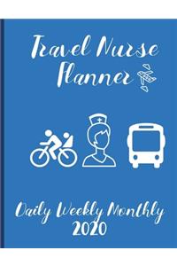 Travel Nurse Planner Daily Weekly Monthly 2020