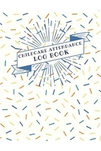 Childcare Attendance Log Book