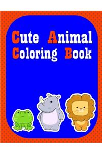 Cute Animal Coloring Book