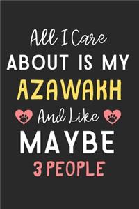 All I care about is my Azawakh and like maybe 3 people
