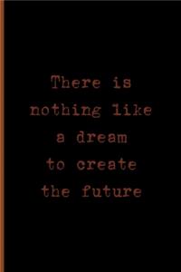 There Is Nothing Like A Dream To Create The Future