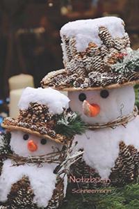 Notizbuch Schneemann