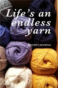 Life's An Endless Yarn Crochet Journal