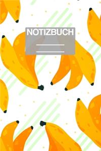 Notizbuch A5 Muster Banane