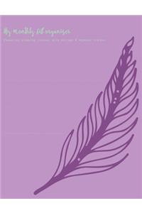 My Monthly Bill Organizer Financial Planning Journal with Savings & Expense Tracker