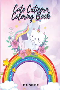 Cute Caticorn Coloring Book