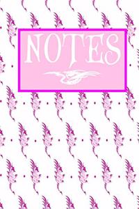 PINK DRAGON - a lined journal