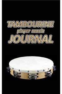 Tambourine Player Music Journal