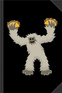 Bigfoot Loves Tacos Journal Notebook