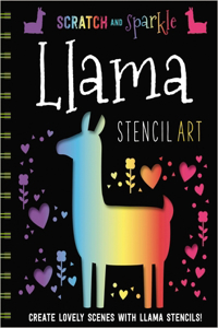 Llamas Stencil Art