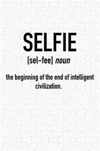 Selfie the Beginning of the End of Intelligent Civilization