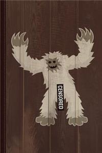 Bigfoot Erotica Journal Notebook