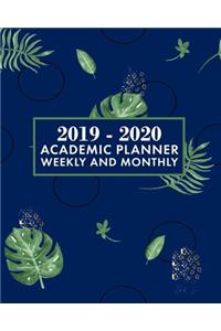 2019-2020 Academic Planner Weekly and Monthly