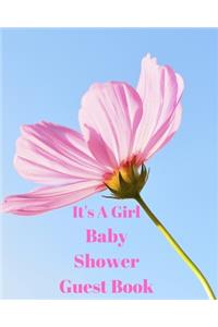 It's A Girl Baby Shower Guest Book