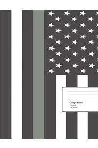 Thin Gray Line Composition Notebook