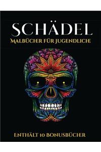 Malbücher für Jugendliche (Schädel)