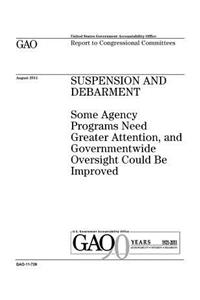 Suspension and debarment