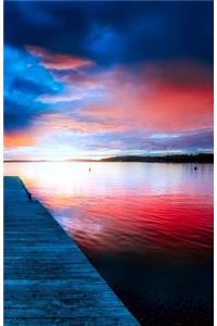 Journal Notebook - Ocean Sunset Dockside