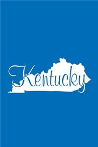 Kentucky - Cobalt Blue Lined Notebook with Margins