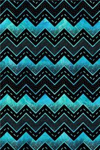 Journal Notebook Dot Dash Zigzag Pattern 1