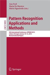 Pattern Recognition: Applications and Methods