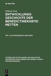 Das Profeßbuch Der Abtei