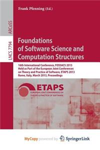 Foundations of Software Science and Computation Structures