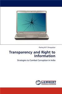 Transparency and Right to Information