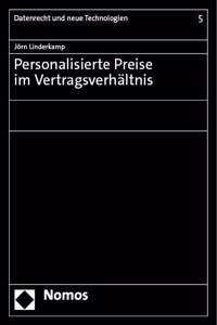 Personalisierte Preise Im Vertragsverhaltnis