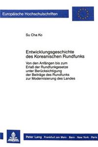 Entwicklungsgeschichte des Koreanischen Rundfunks