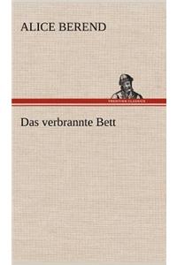 verbrannte Bett