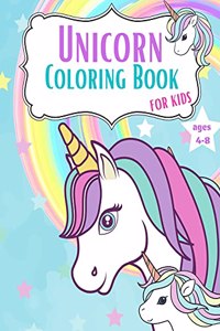 Unicorn Coloring Book For Kids Ages 4-8