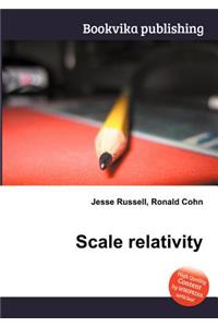 Scale Relativity
