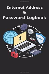 Internet Address and Password Logbook