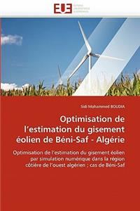 Optimisation de L Estimation Du Gisement Éolien de Béni-Saf - Algérie