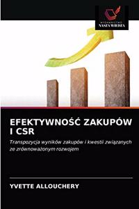 EfektywnoŚĆ Zakupów I Csr