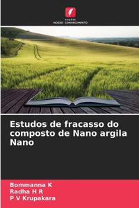 Estudos de fracasso do composto de Nano argila Nano