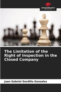 Limitation of the Right of Inspection in the Closed Company