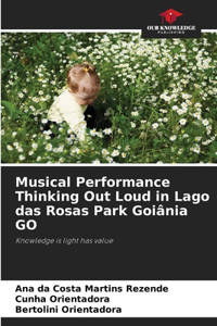 Musical Performance Thinking Out Loud in Lago das Rosas Park Goiânia GO