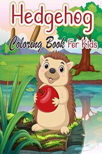Hedgehog Coloring Book For Kids